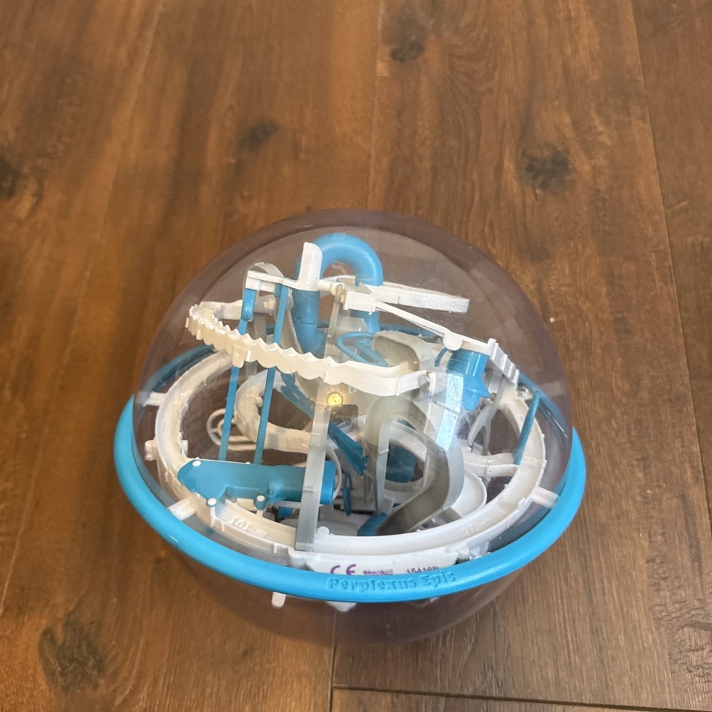 Perplexus 3D Puzzle Ball Maze Game Brain Teaser Blue Fidget Toy by Spin Master